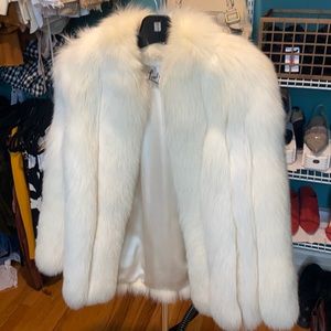 White fur coat - stunning!